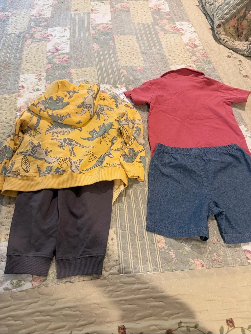 Lot of two 24 months boys Carters complete outfits 6 pieces total new with tags.